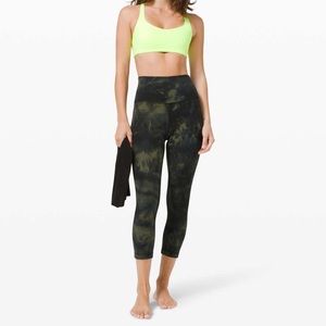 Lululemon align crop 21” diamond dye size 6
